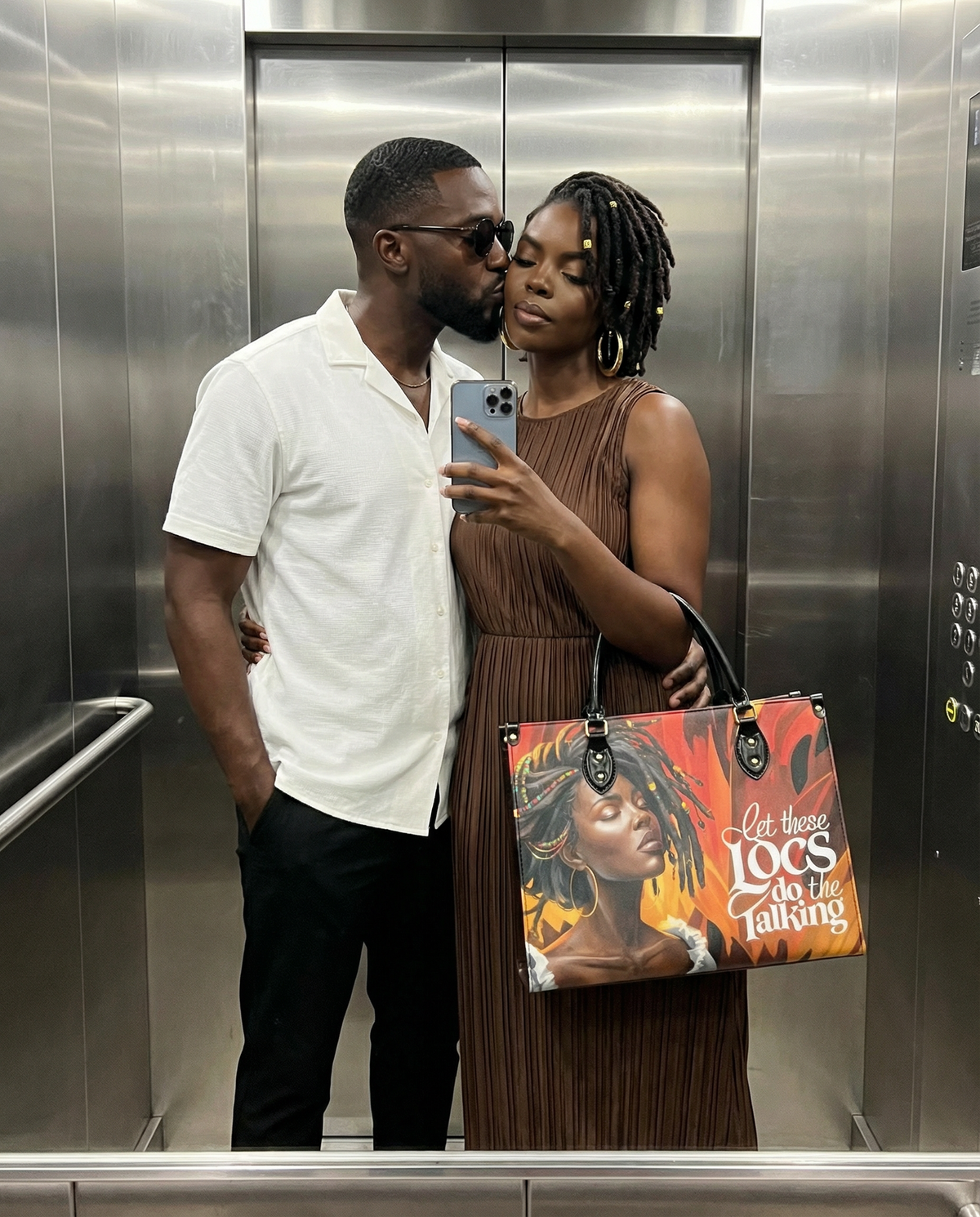 Couple with Afroyla bag