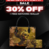 "Godfidence" Leather Handbag Deal