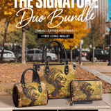 "Godfidence" The Signature Duo Bundle - Small Leather Handbag