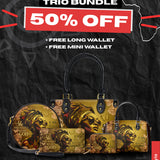 "Godfidence" The Signature Trio Bundle - Small Leather Handbag