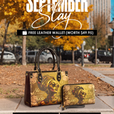 "Godfidence" Small Leather Handbag Deal