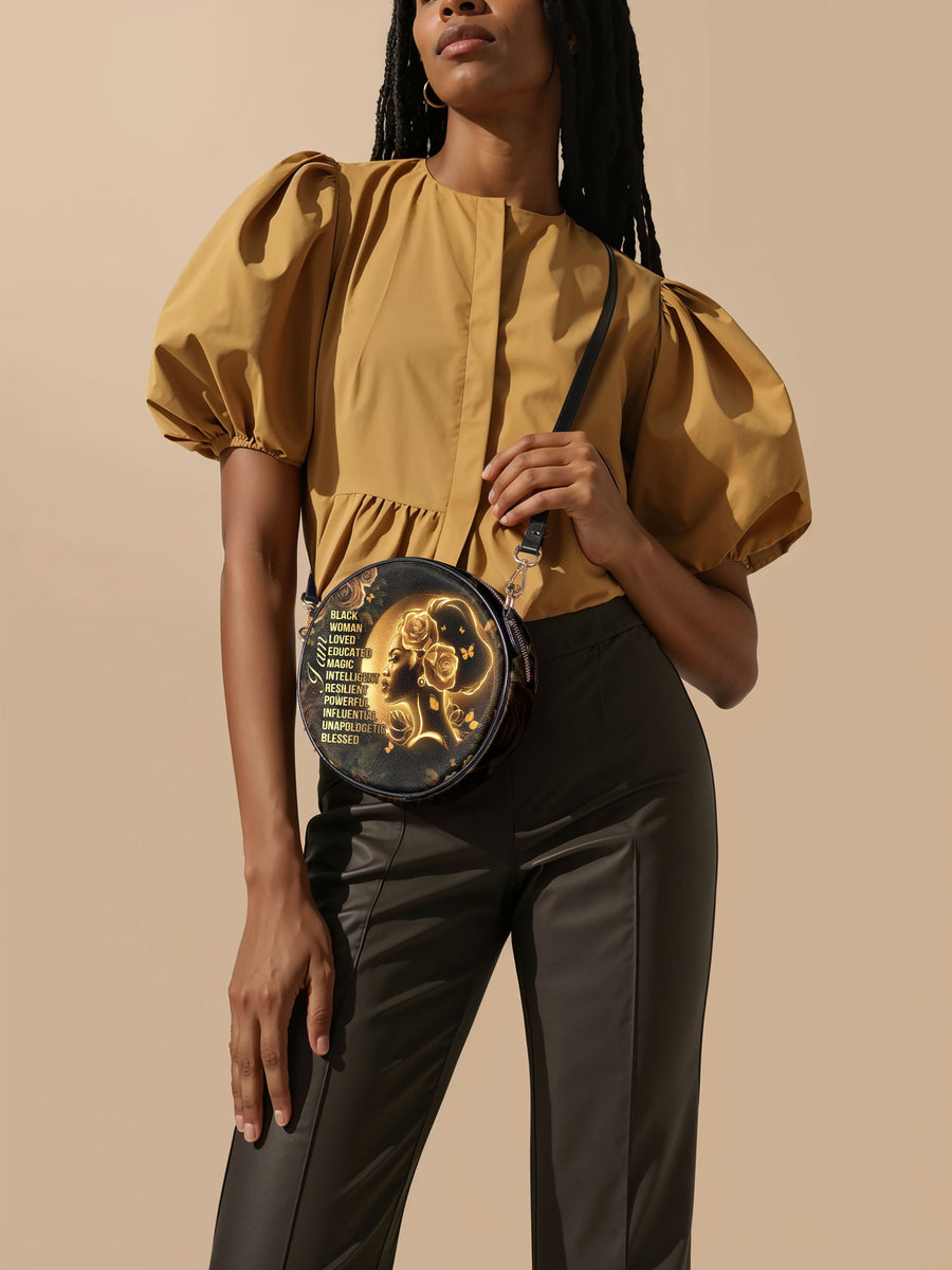 "Lumina" Circle Crossbody Bag