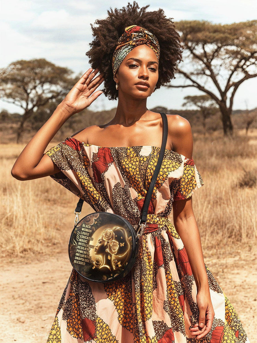 "Lumina" Circle Crossbody Bag