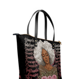 "Zalina" Leather Tote Bag