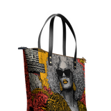 "Nandeka" Leather Tote Bag