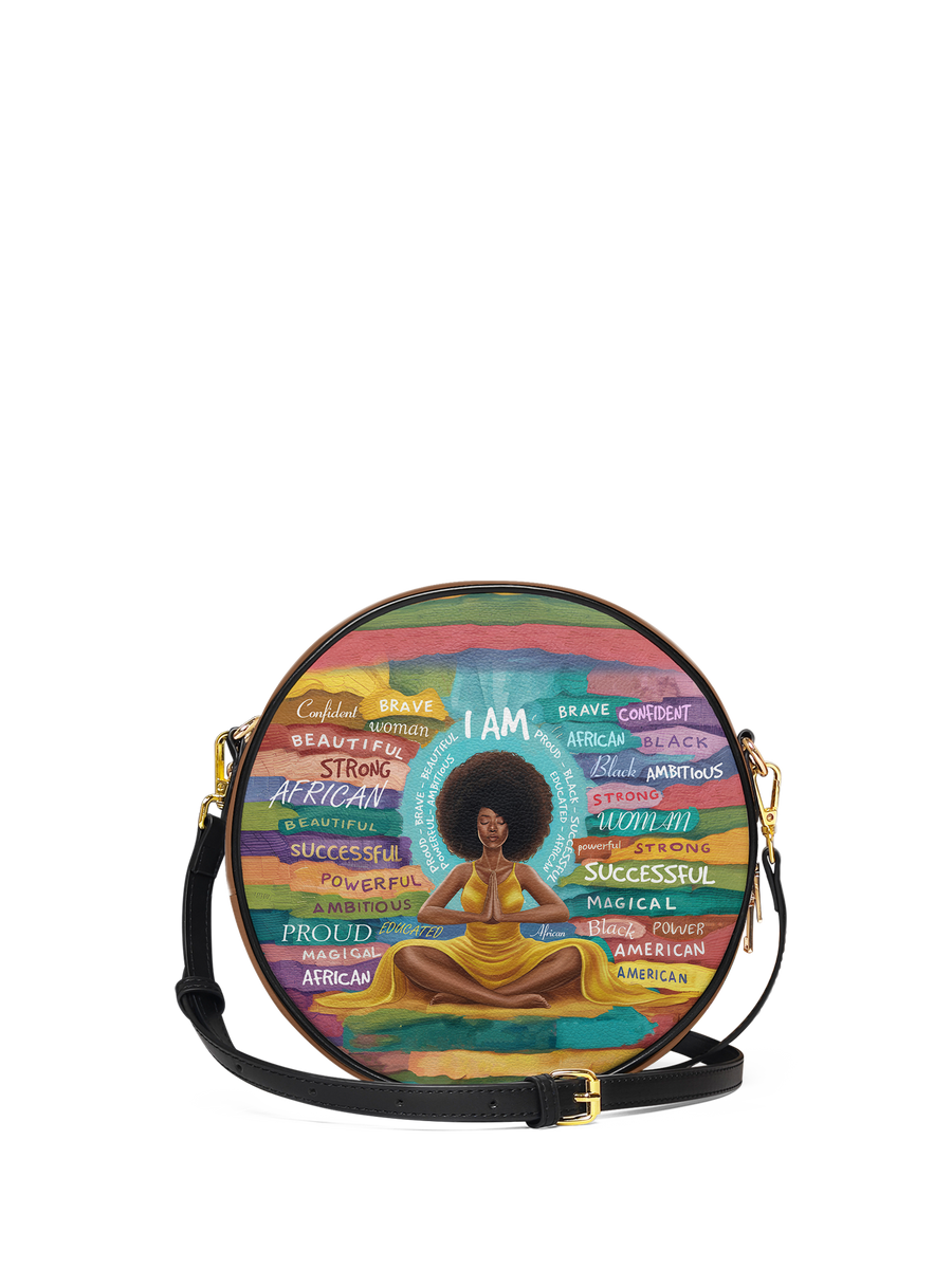 "AfroEssence" Circle Crossbody Bag DD DEAL