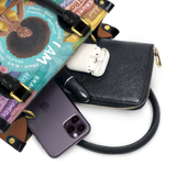 "AfroEssence" Small Leather Handbag