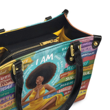 "AfroEssence" Small Leather Handbag