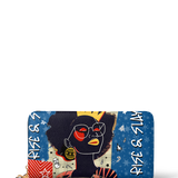 "Aina" Blueberry Snow Wallet - BRAVE ONES DEAL
