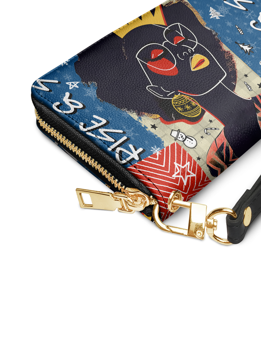 "Aina" Blueberry Snow Wallet
