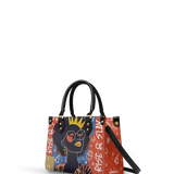 "Aina" Frosted Cherry Small Leather Handbag