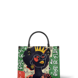 "Aina" Lime Pop Xmas Leather Handbag