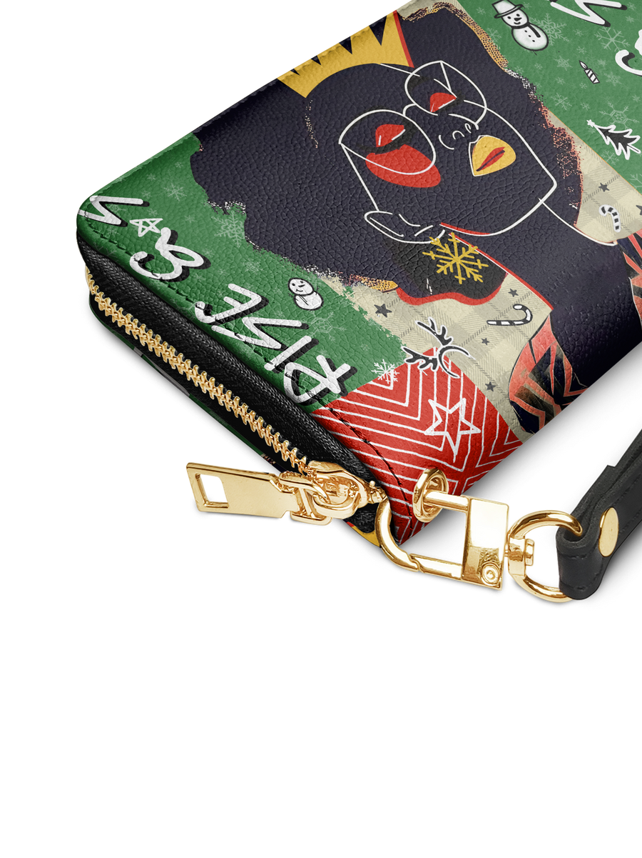 "Aina" Lime Pop Xmas Wallet