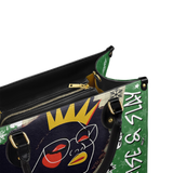 "Aina" Lime Pop Xmas Leather Handbag Deal