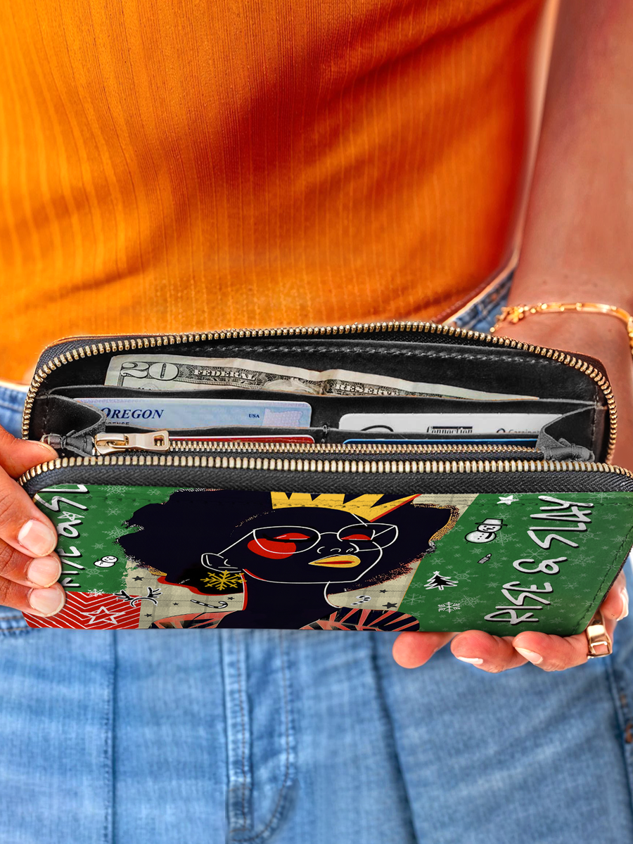 "Aina" Lime Pop Xmas Wallet