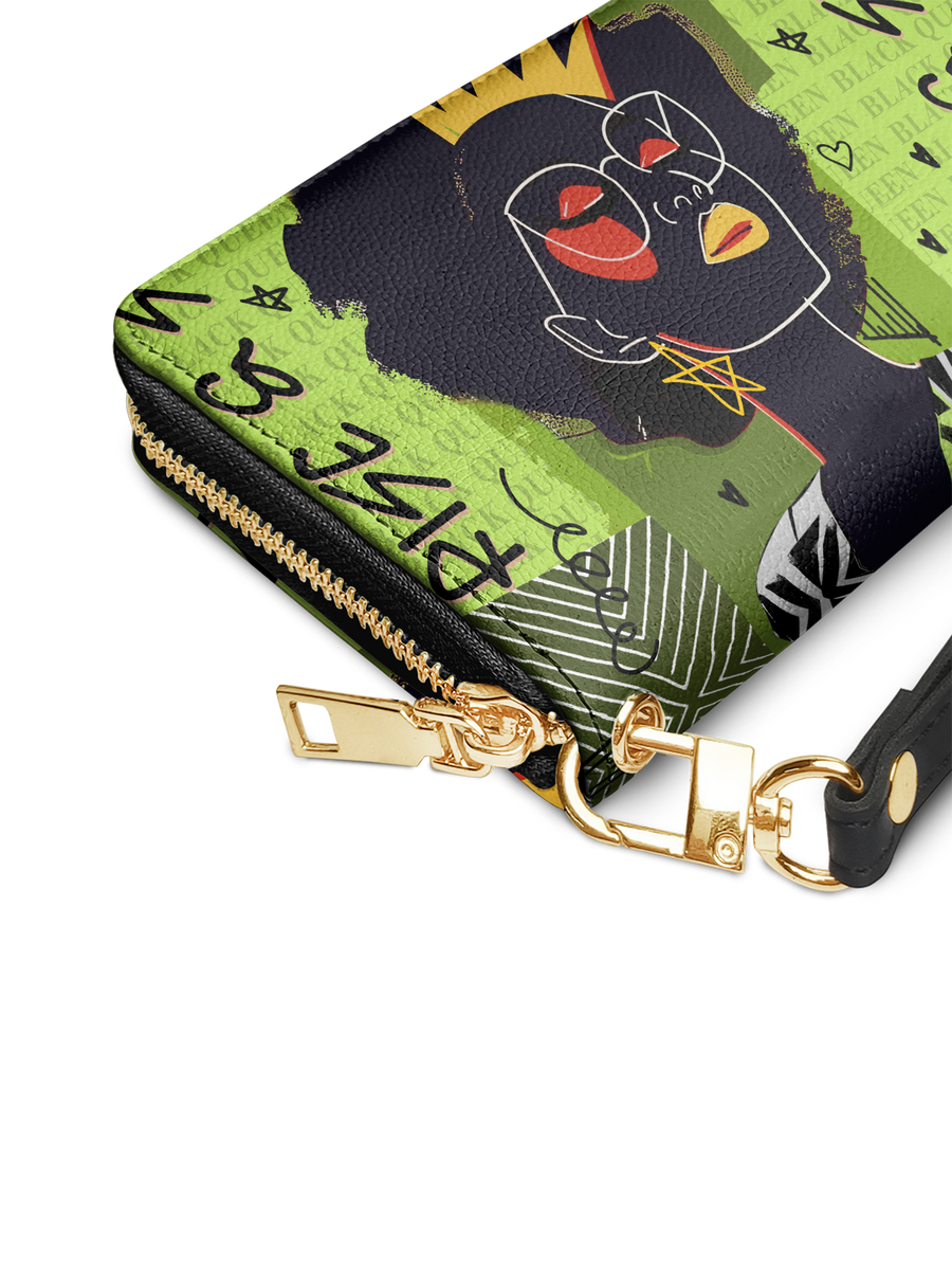 "Aina" Lime Pop Wallet