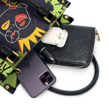 "Aina" Lime Pop Small Leather Handbag Deal