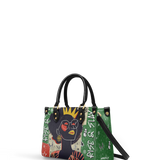 "Aina" Lime Pop Xmas Small Leather Handbag