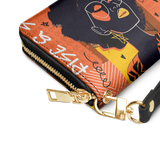 "Aina" Orange Sorbet Wallet