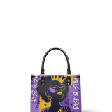 "Aina" Grape Soda Small Leather Handbag