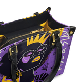 "Aina" Grape Soda Small Leather Handbag