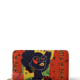 "Aina" Flame Red Wallet - BRAVE ONES DEAL