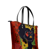 "Aina" Rise & Slay Red Juneteenth Leather Tote Bag Deal