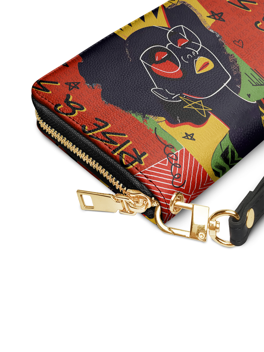 "Aina" Flame Red Wallet