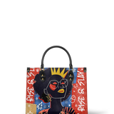 "Aina" Frosted Cherry Leather Handbag Deal