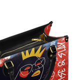 "Aina" Frosted Cherry Leather Handbag Deal