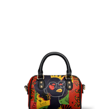 "Aina" Flame Red Mini Satchel