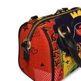 "Aina" Flame Red Mini Satchel