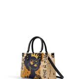 "Aina" Honeycomb Small Leather Handbag Deal