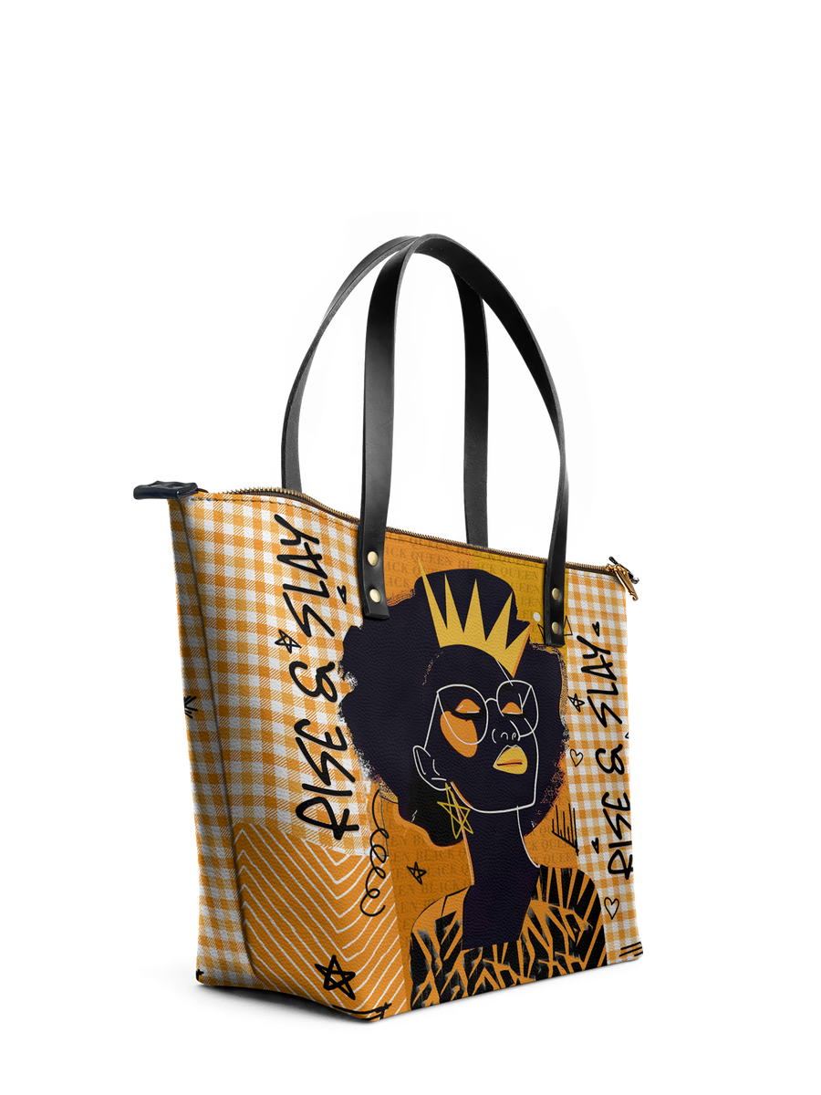 "Aina" Honeycomb Leather Tote Bag DD DEAL