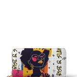 "Aina" Rise & Slay White Wallet