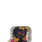 "Aina" White Mini Wallet
