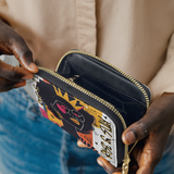 "Aina" White Mini Wallet
