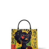 "Aina" Rise & Slay Yellow Juneteenth Leather Handbag