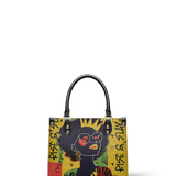 "Aina" Lemon Zest Small Leather Handbag Deal