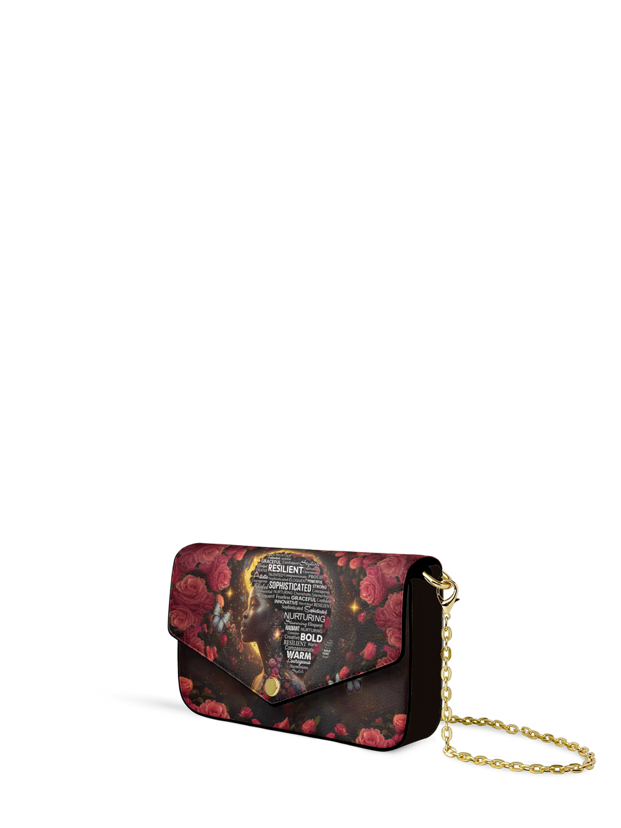 "Aurenna" Envelope Chain Crossbody Bag