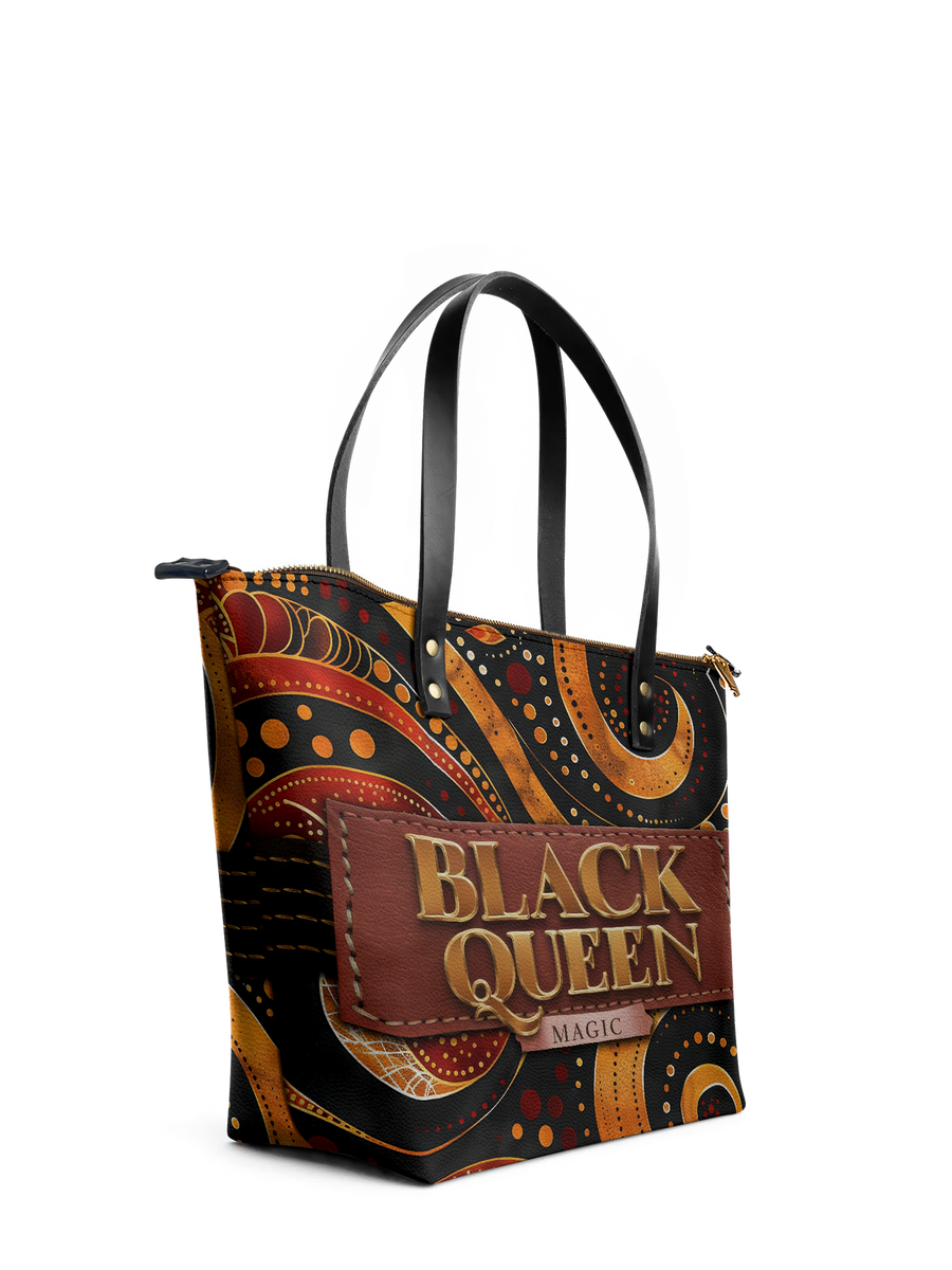 "Makeda" Leather Tote Bag