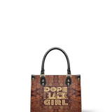 "Dope Black Girl" Small Leather Handbag - BRAVE ONES DEAL