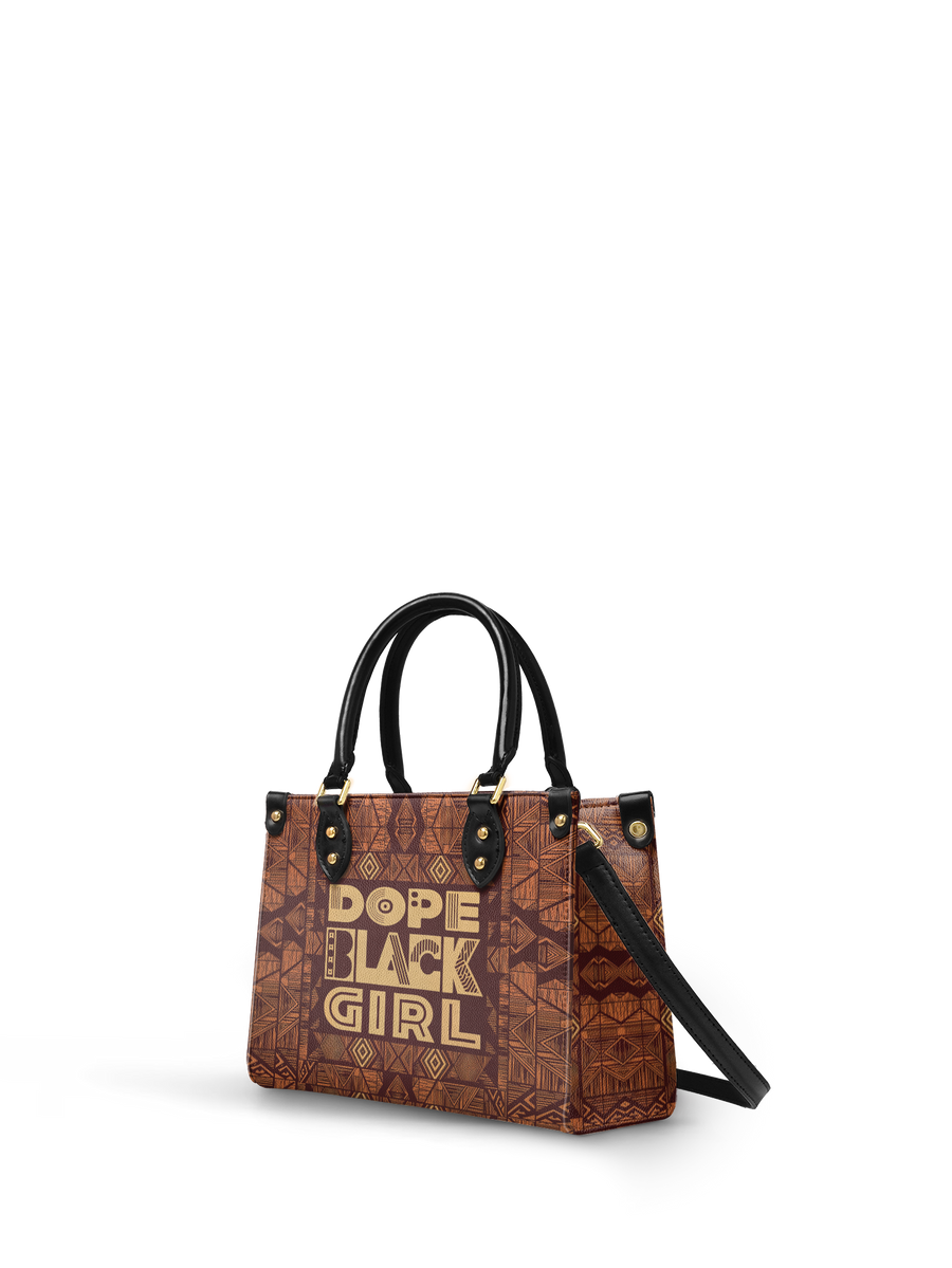 "Dope Black Girl" Small Leather Handbag
