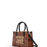 "Dope Black Girl" Small Leather Handbag - BRAVE ONES DEAL