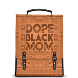 "Dope Black Mom" Leather Backpack Today's Deal