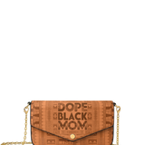 "Dope Black Mom" Envelope Chain Crossbody Bag