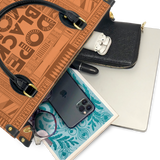 "Dope Black Mom" Leather Handbag