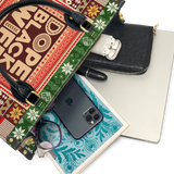 "Dope Black Wife" Frosted Pine Leather Handbag Deal