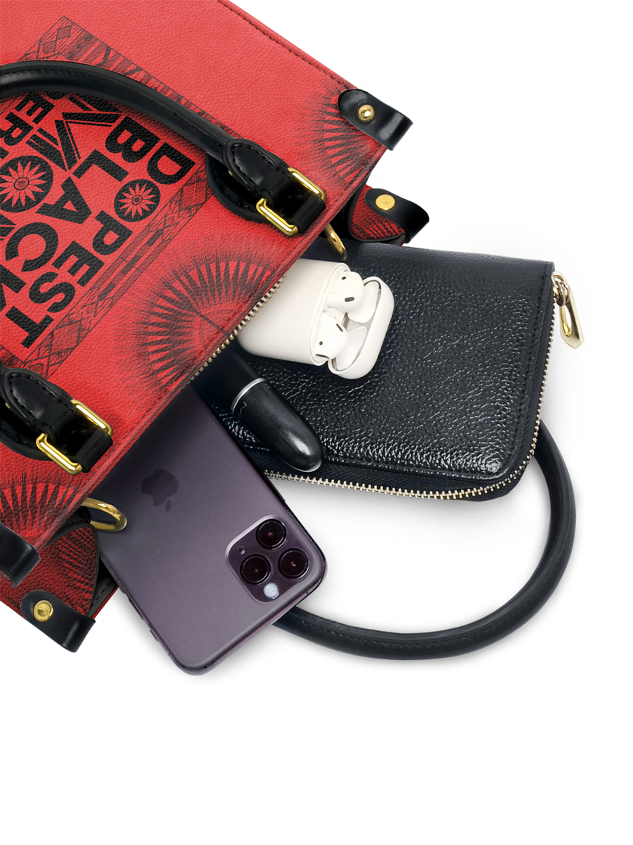 "Tajimom" Small Leather Handbag