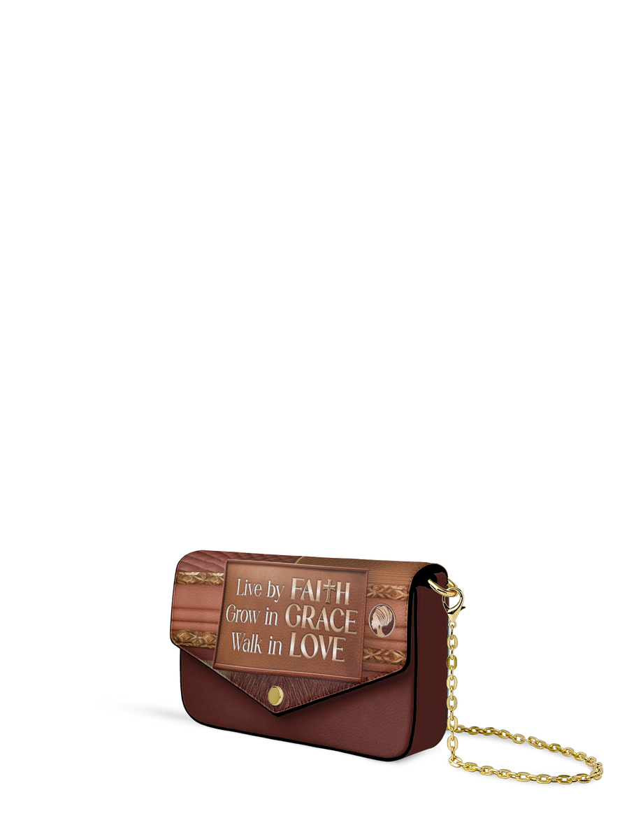 "Eliora" Envelope Chain Crossbody Bag
